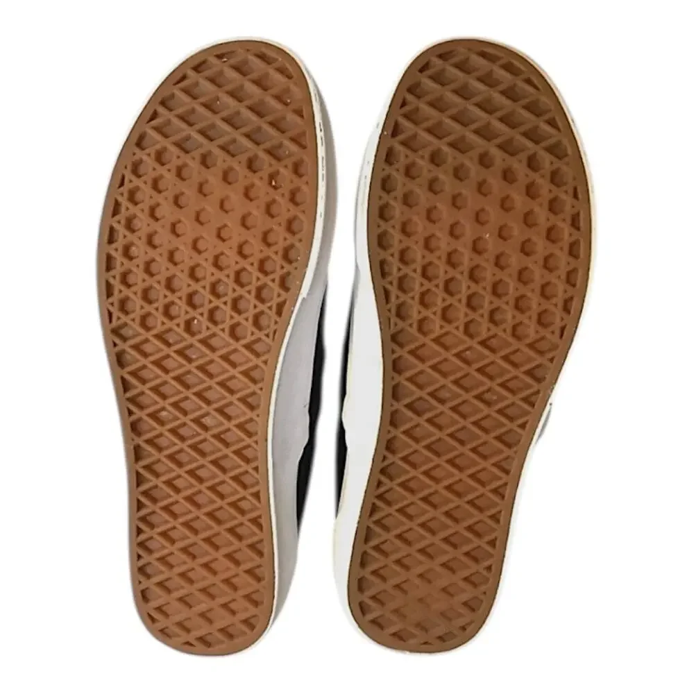 Vans Sneakers Men 5.5/Women 7 Black Off The Wall Perforated Leather Travel Shoes